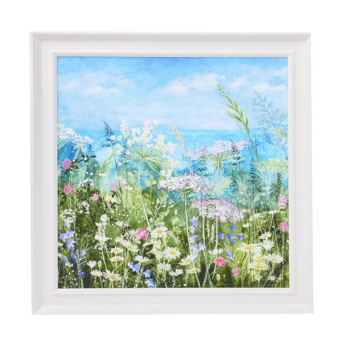 Seaside Bloom Framed Print Wall Art – image 1