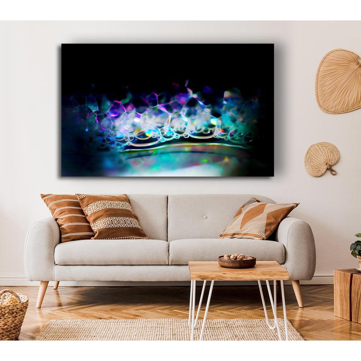 Bubble Oil Canvas Print Wall Art - Yellow / 50.8cm – image 4