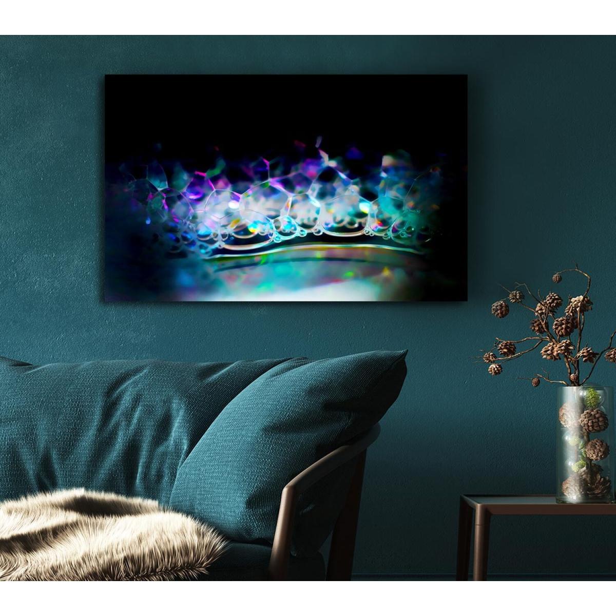 Bubble Oil Canvas Print Wall Art - Yellow / 50.8cm – image 5