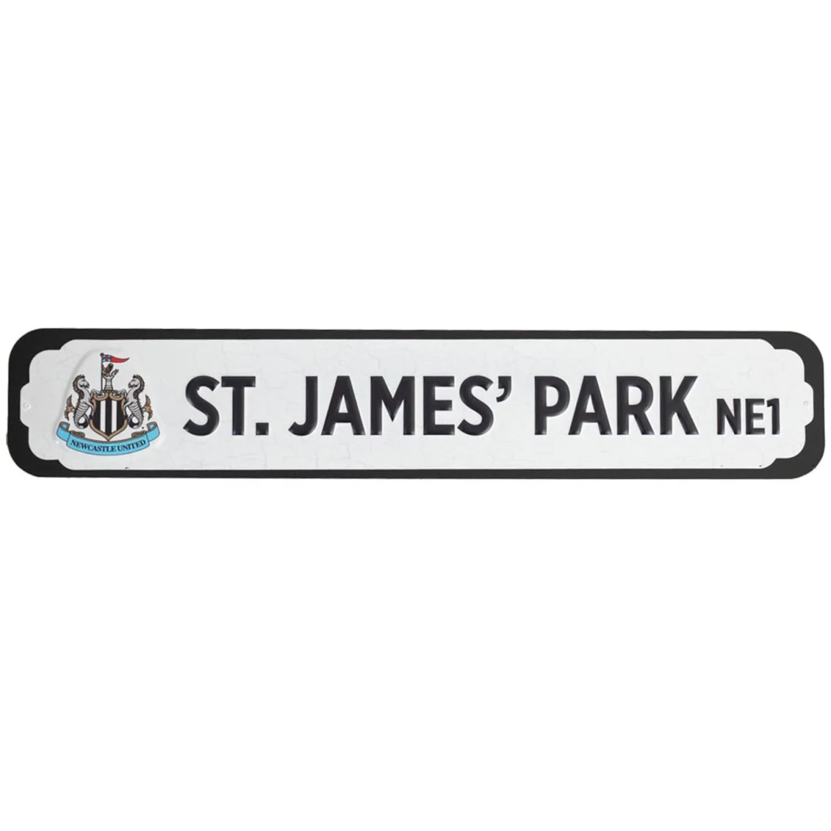 Newcastle United FC Stadium Sign - White/Black – image 2