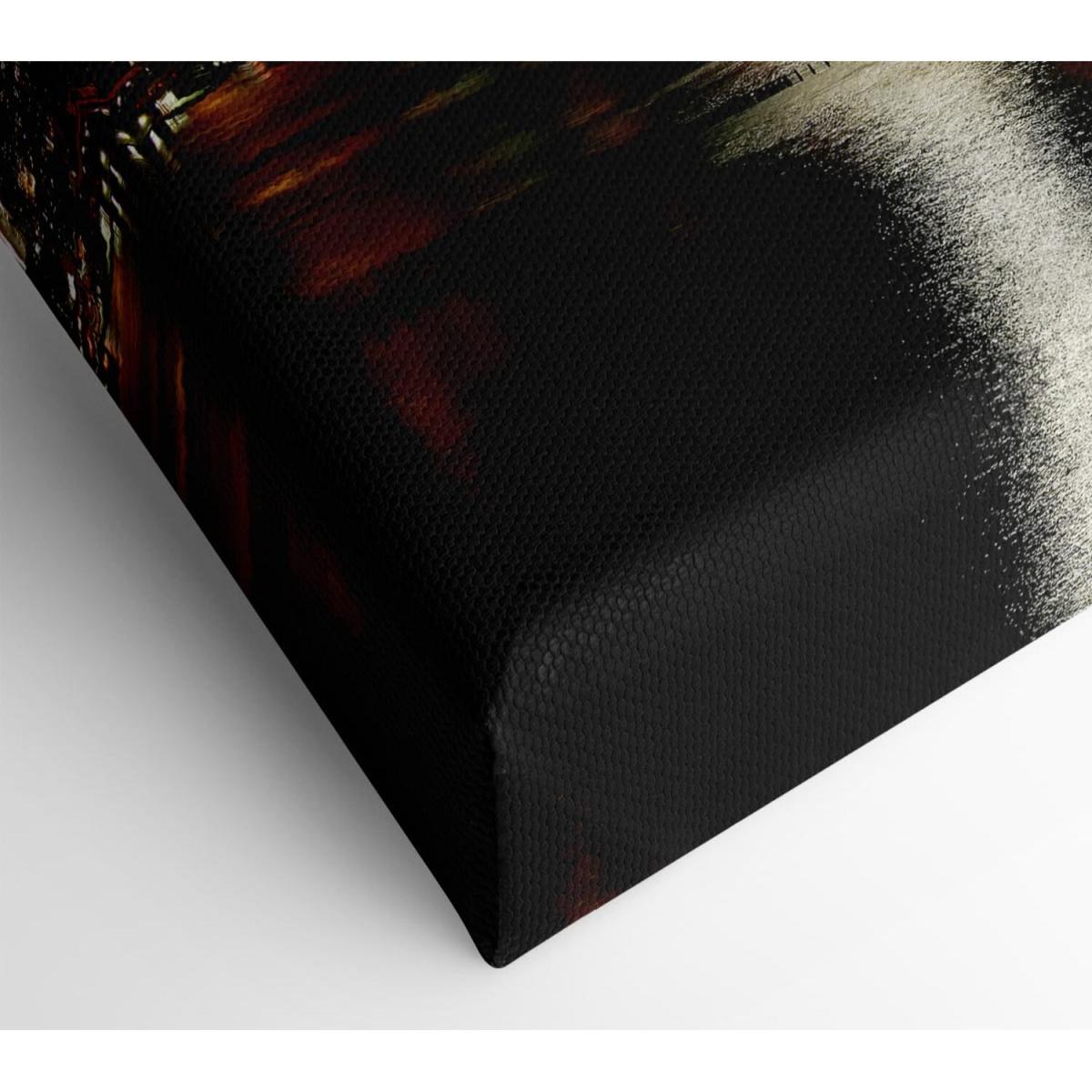 New York City Moonlit Glow Canvas Print Wall Art - Yellow / 35.56cm – image 2