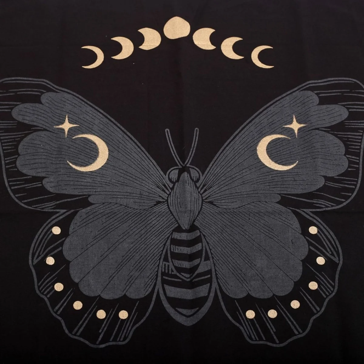 Something Different Moth Altar Cloth - Black – image 2