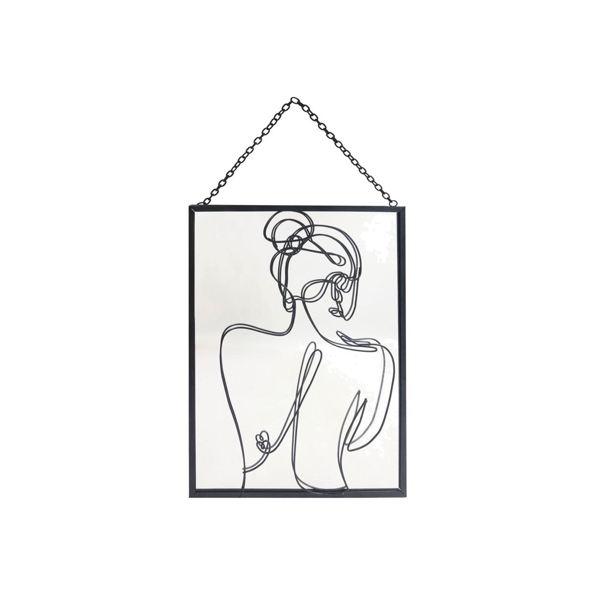Nude Figure Mirrored Wall Art