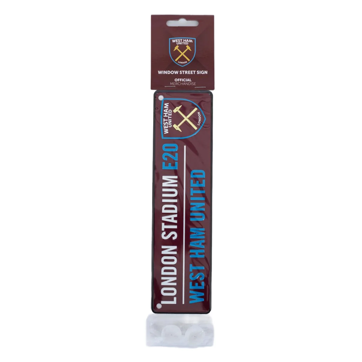 West Ham United FC Window Sign - Claret/Blue/Yellow – image 2