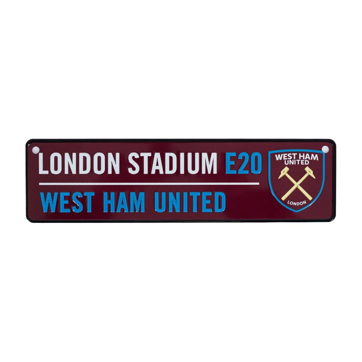 West Ham United FC Window Sign - Claret/Blue/Yellow – image 1