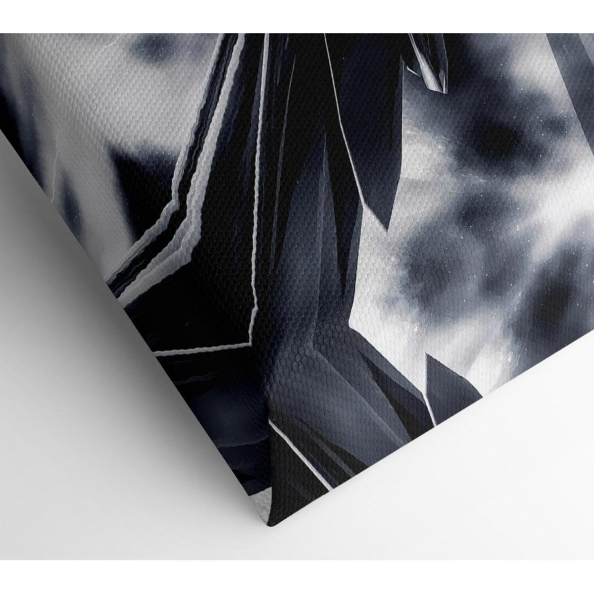 Black n White Explosive Canvas Print Wall Art - Yellow / 50.8cm – image 2