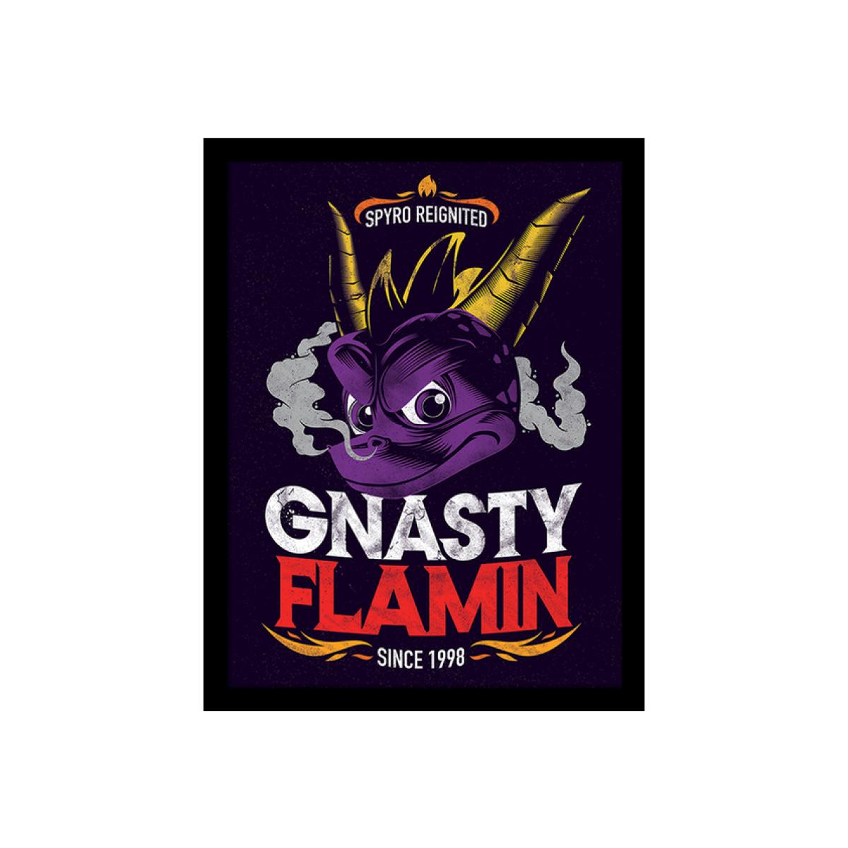 Spyro (Gnasty Flamin) Framed Print