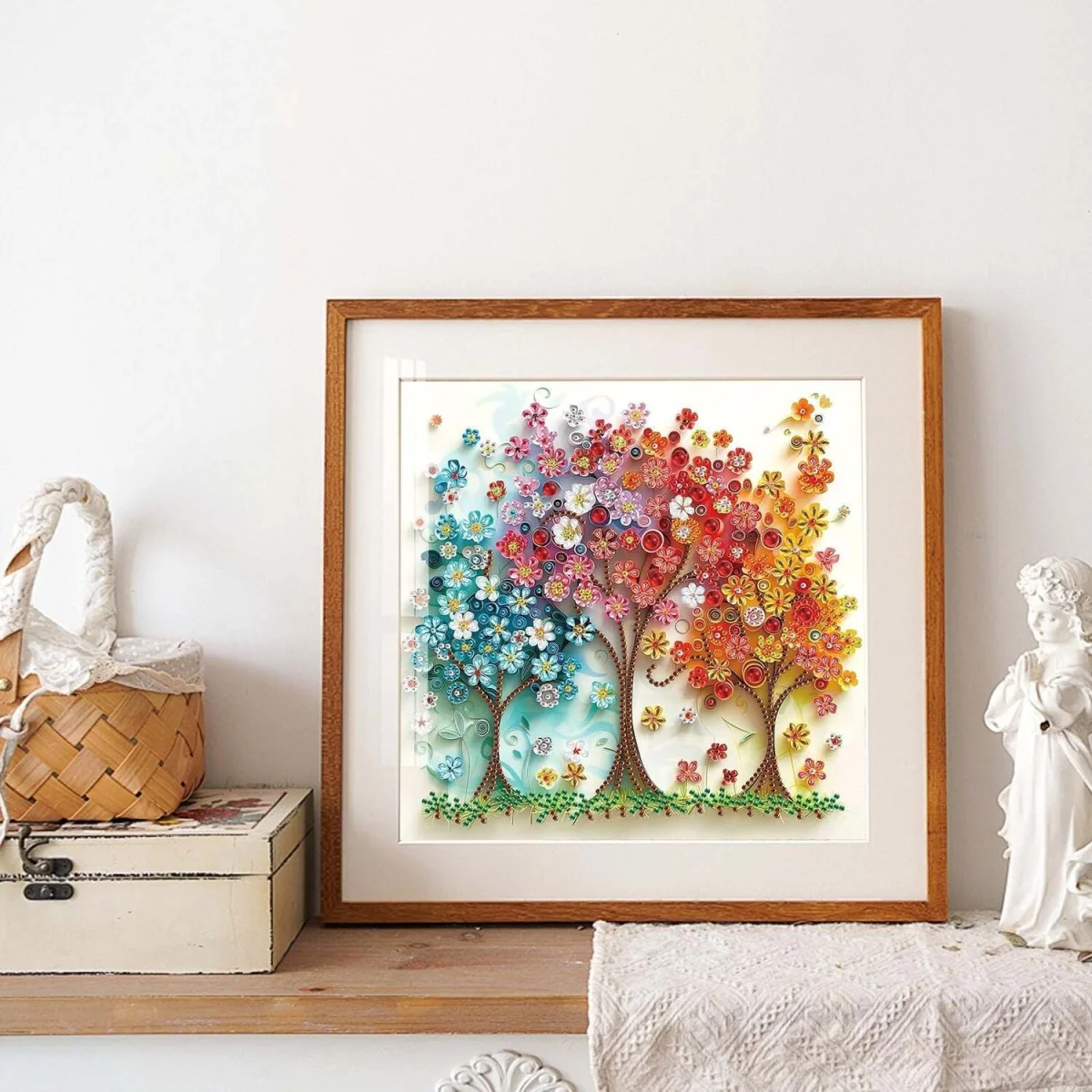 Floral Trees Diamond Painting Kit - Multi – image 6