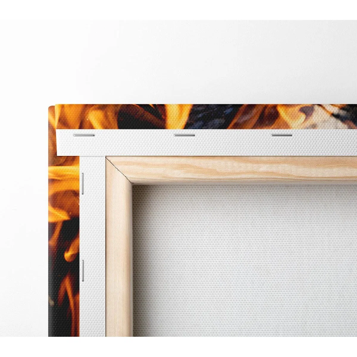 Flames Canvas Print Wall Art - Yellow / 101.6cm – image 3