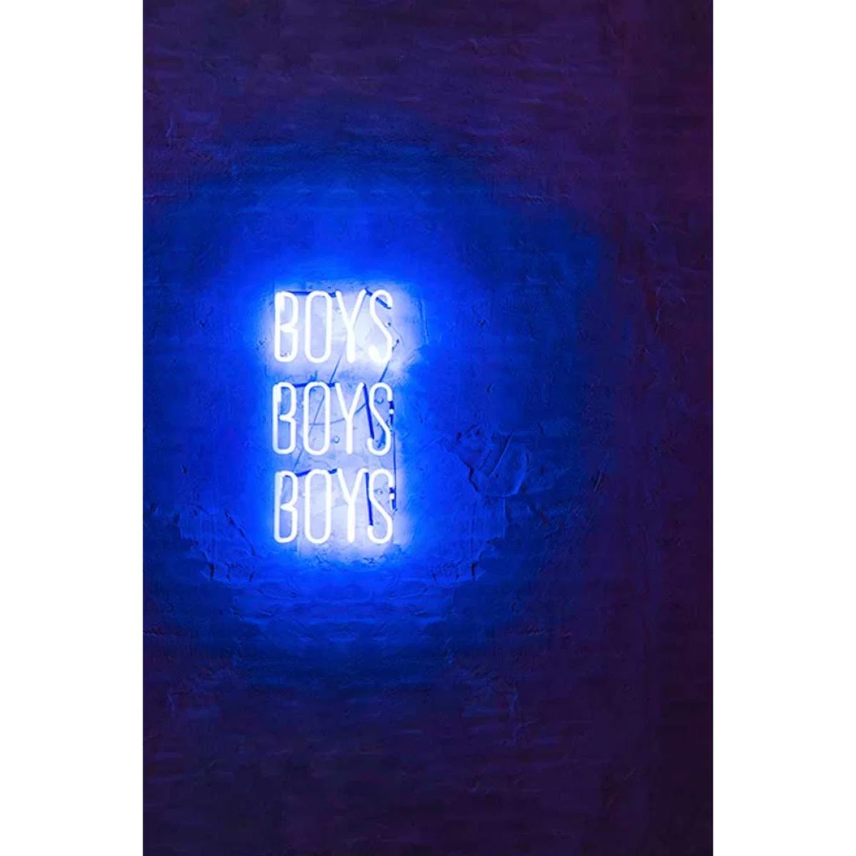 Framed Boys Girls Neon Art Print – image 5