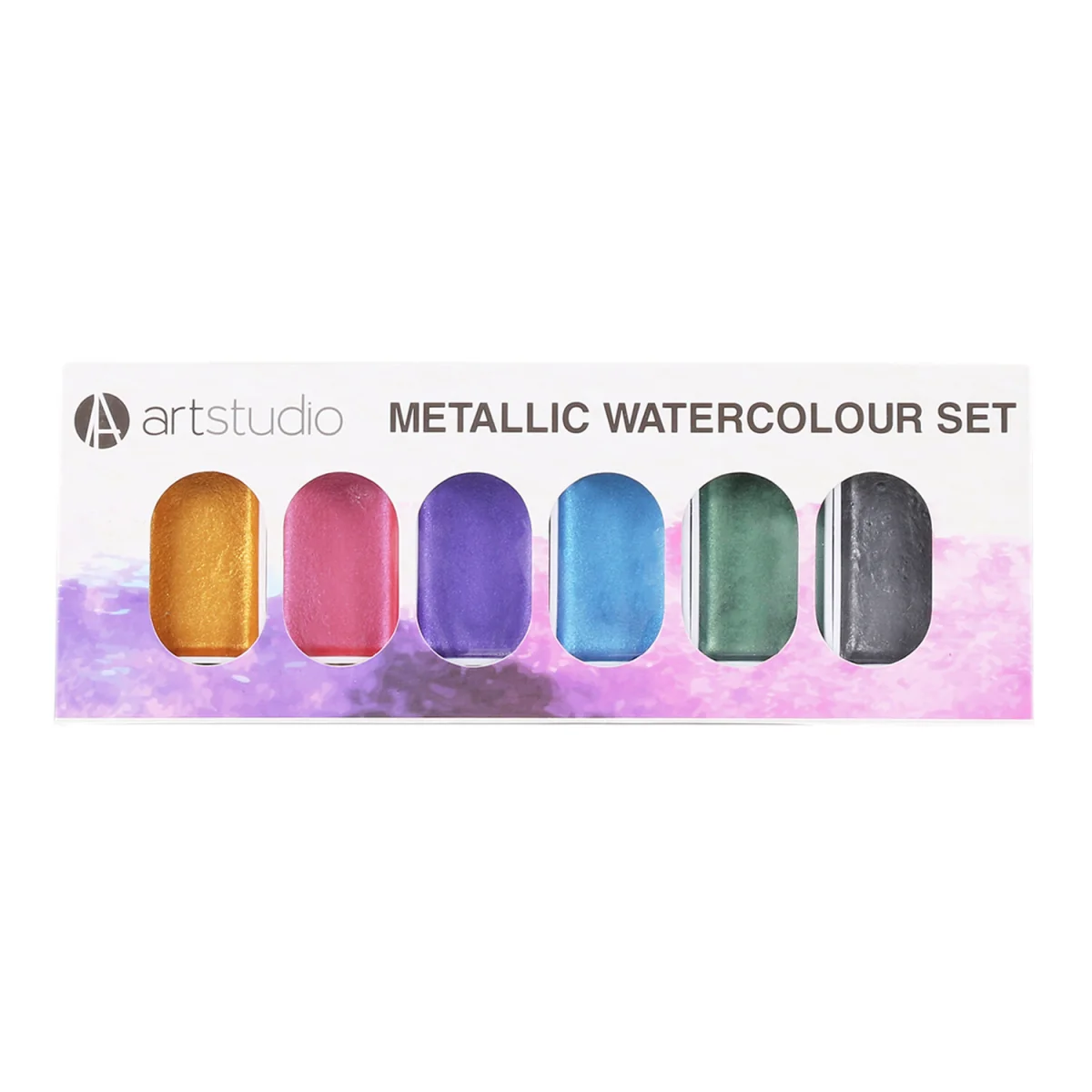 Art Studio Watercolour Metallic Painting Set – image 2