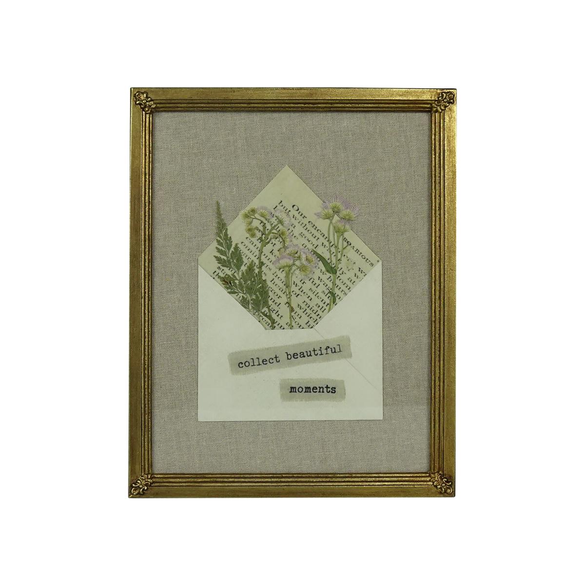 Collect Beautiful Moments Framed Art - Grey