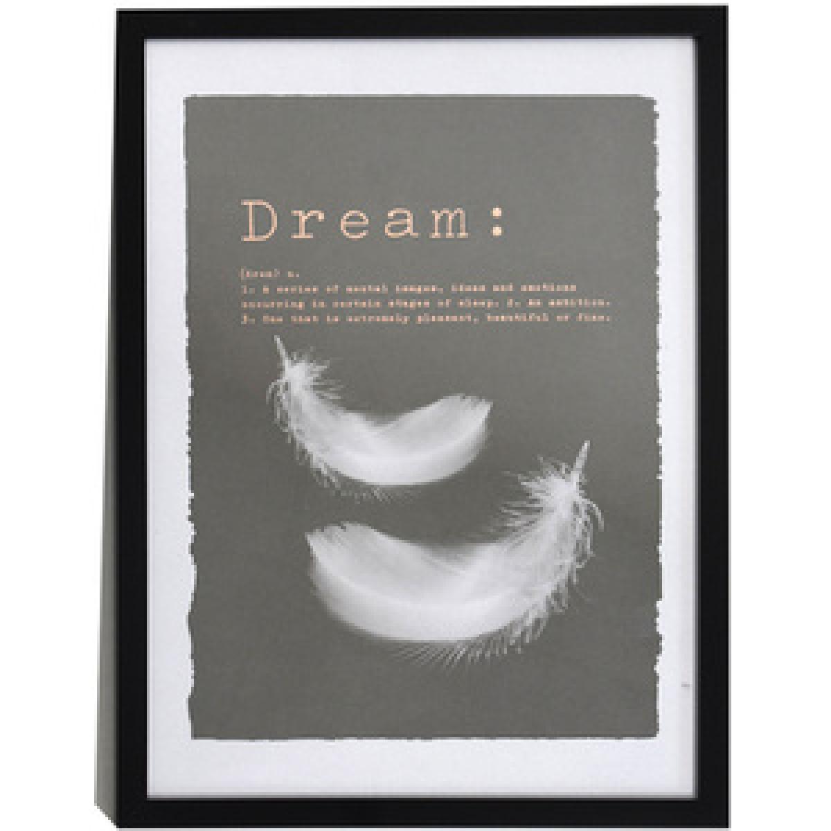 Feather Love & Dream Foiled Framed Art – image 4