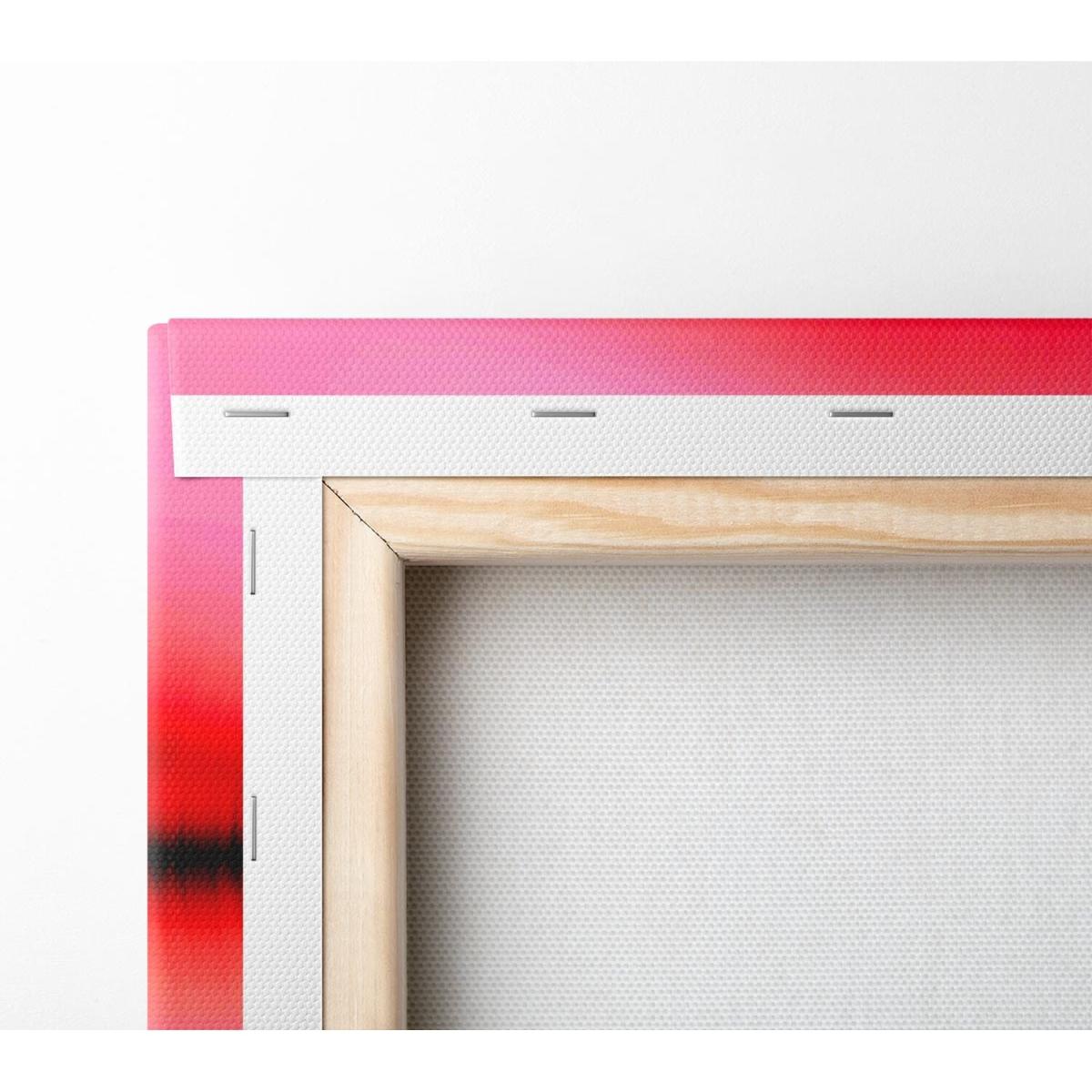 Pink Sound Wave Canvas Print Wall Art - Yellow / 50.8cm – image 2