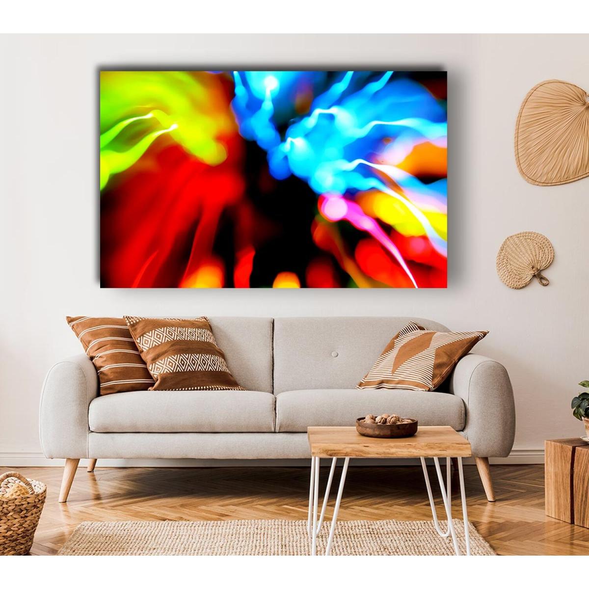 Earths Energy Canvas Print Wall Art - Yellow / 35.56cm – image 4