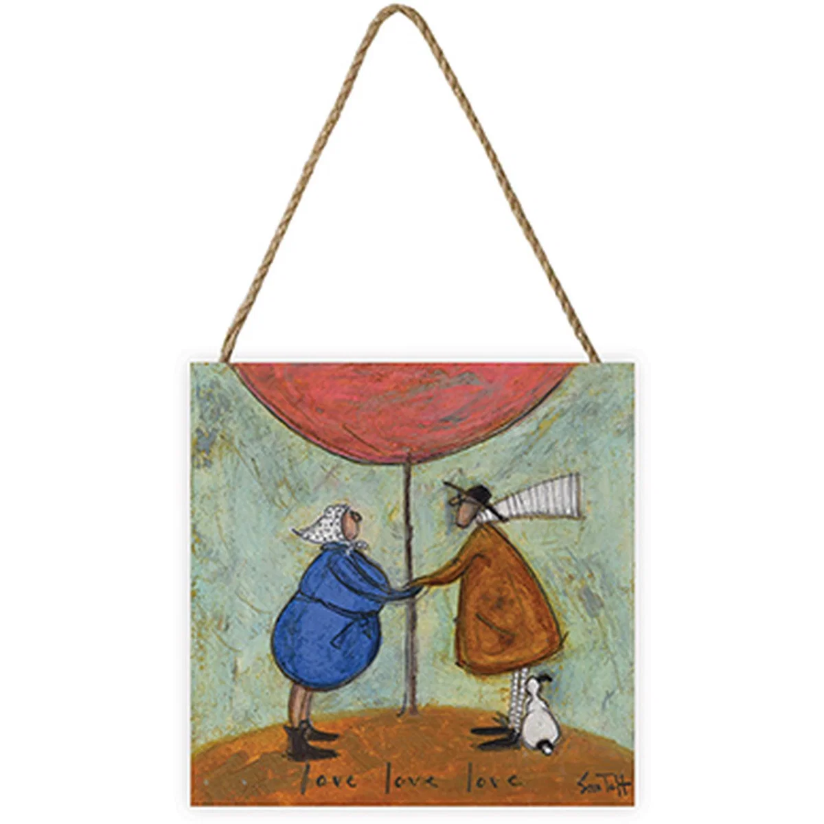 Sam Toft (Love, Love, Love) Wooden Block - White – image 2