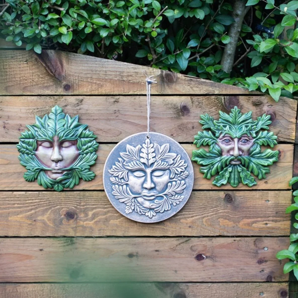 Green Goddess Resin Wall Plaque Fertility & Nature Decor - Green – image 2
