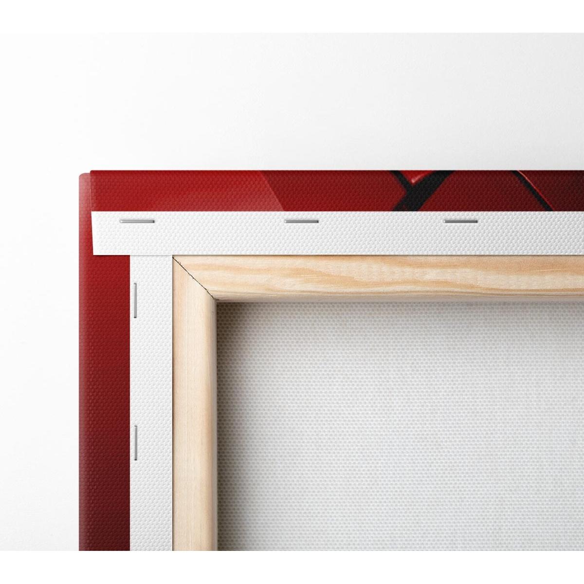 Cylinderical Red Canvas Print Wall Art - Yellow / 66.04cm – image 3