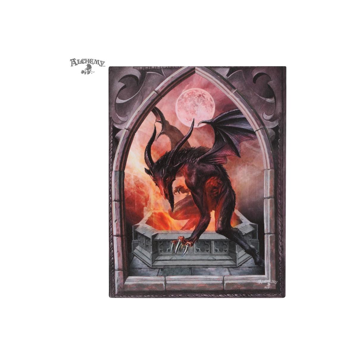 Baphometica Printed Canvas Plaque - Multicolour – image 1