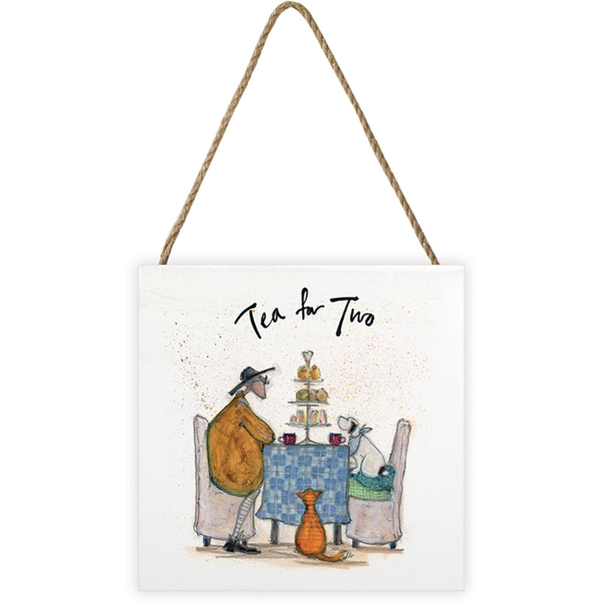 Sam Toft (Tea For Two - Colour) Wooden Block - White – image 2