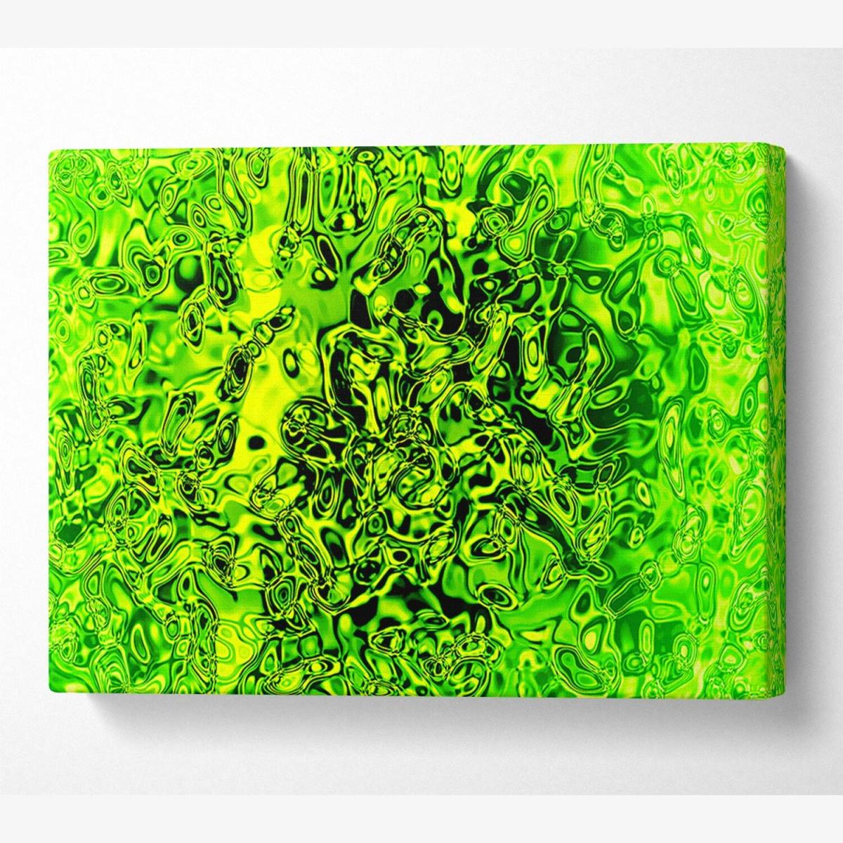 Lime Fizz Canvas Print Wall Art - Yellow / 81.28cm – image 1