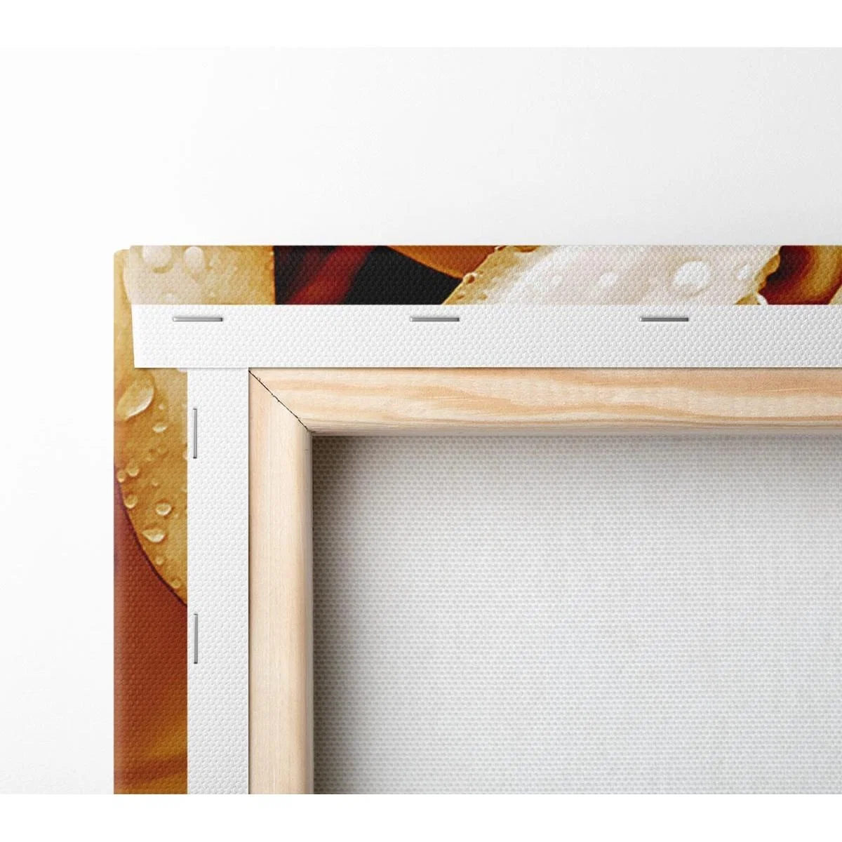 Petal Dew Canvas Print Wall Art - Yellow / 35.56cm – image 3