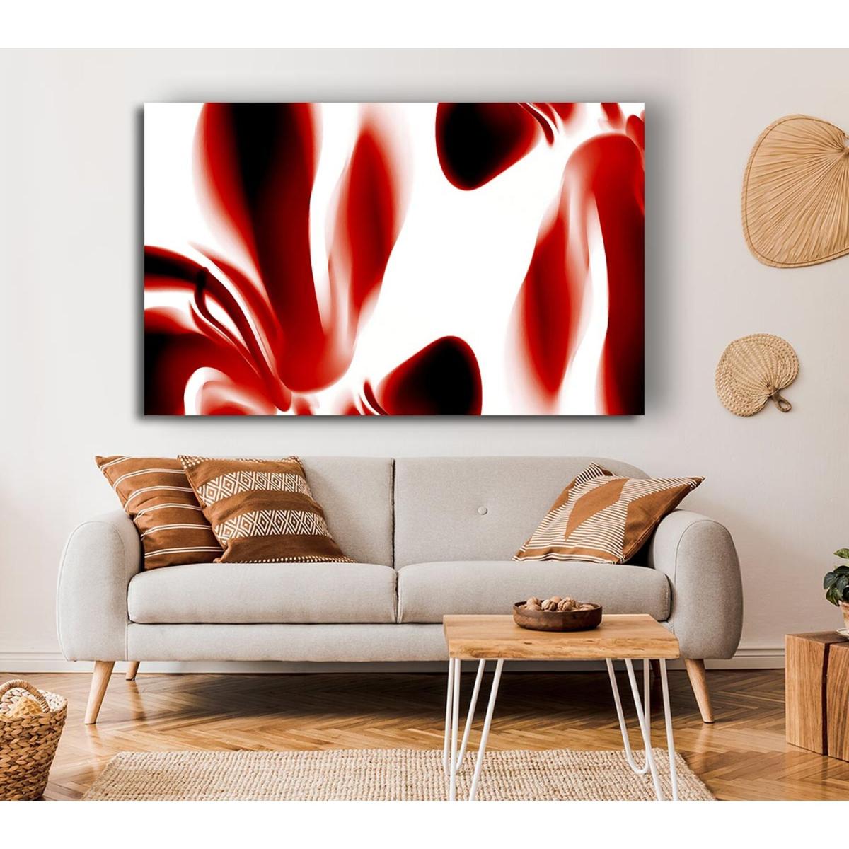 Red Raspberry Ripple Canvas Print Wall Art - Yellow / 50.8cm – image 4