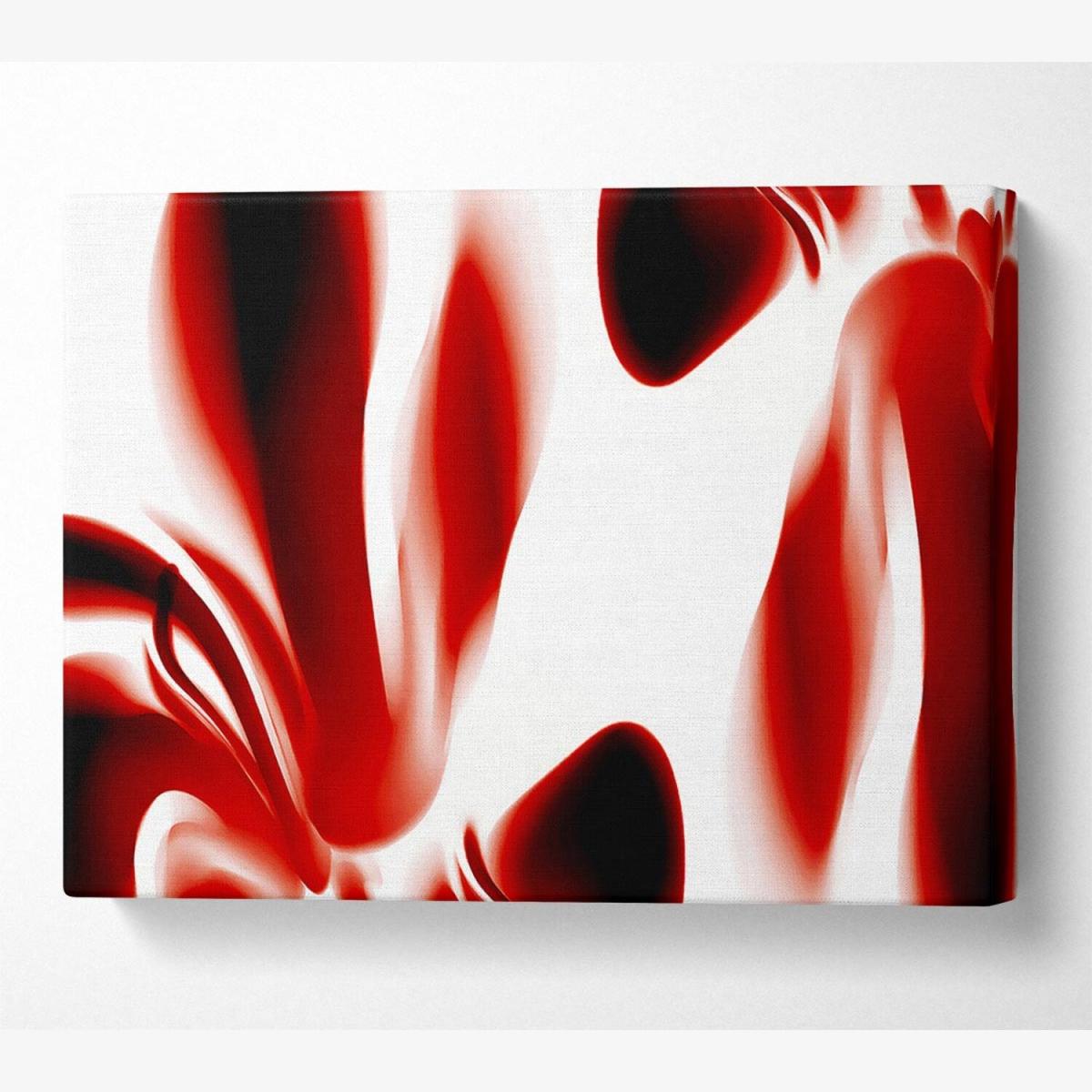 Red Raspberry Ripple Canvas Print Wall Art - Yellow / 50.8cm – image 1