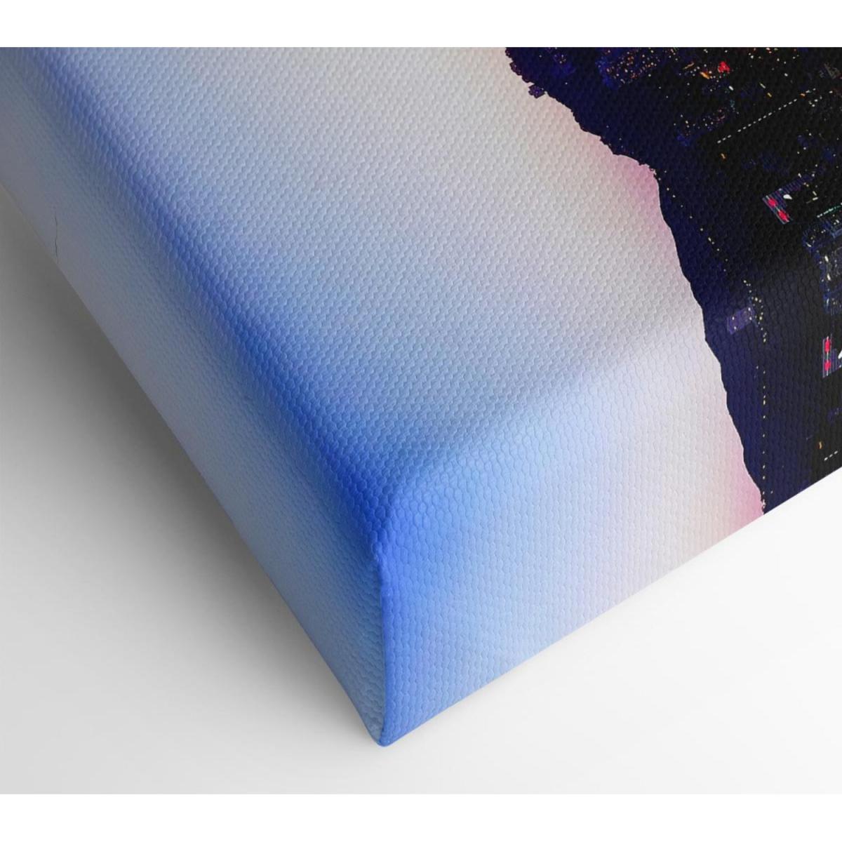 Hong Kong Surreal Nights Canvas Print Wall Art - Yellow / 81.28cm – image 2