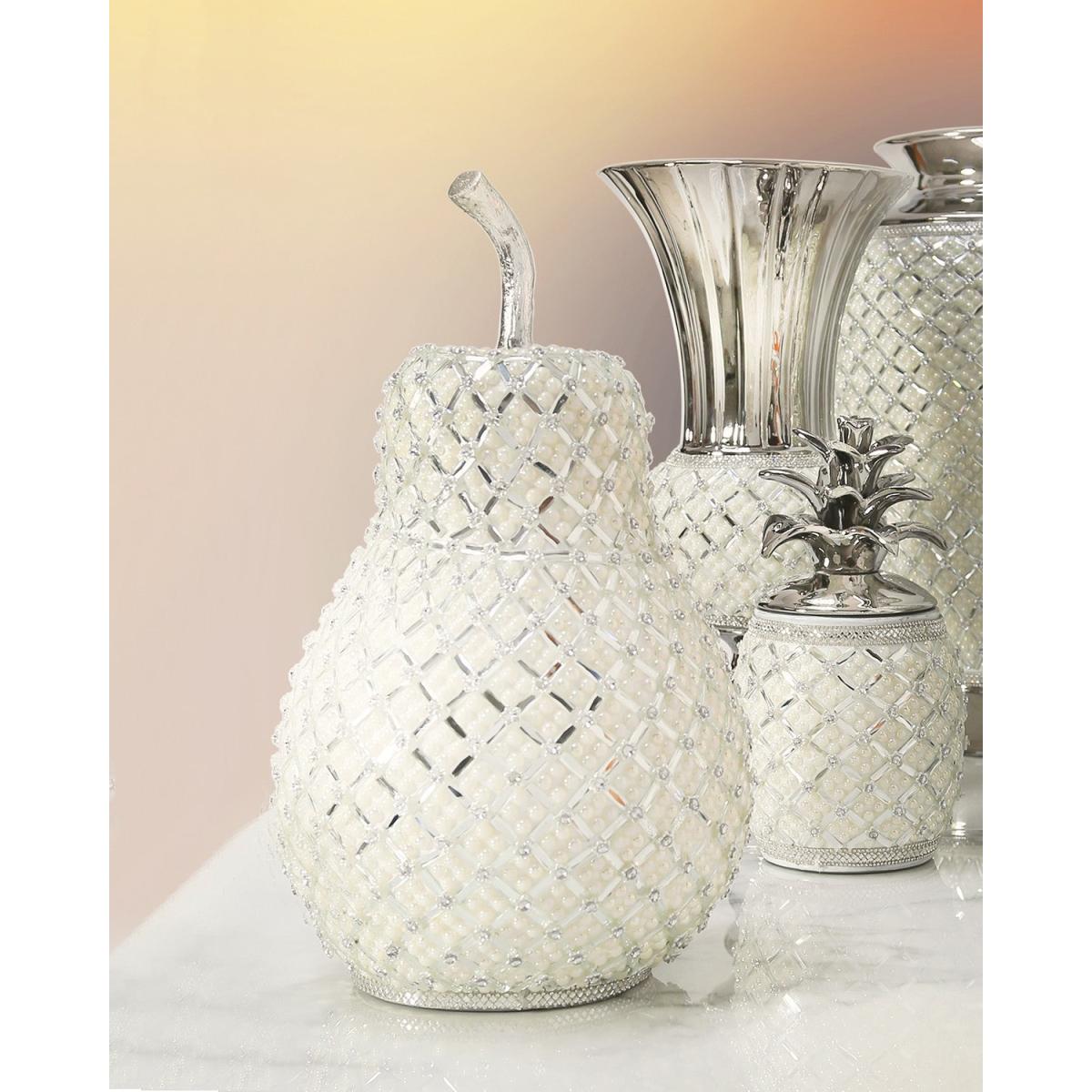 Deco Home Pear Decoration With Ivory Pearl Detail – image 2