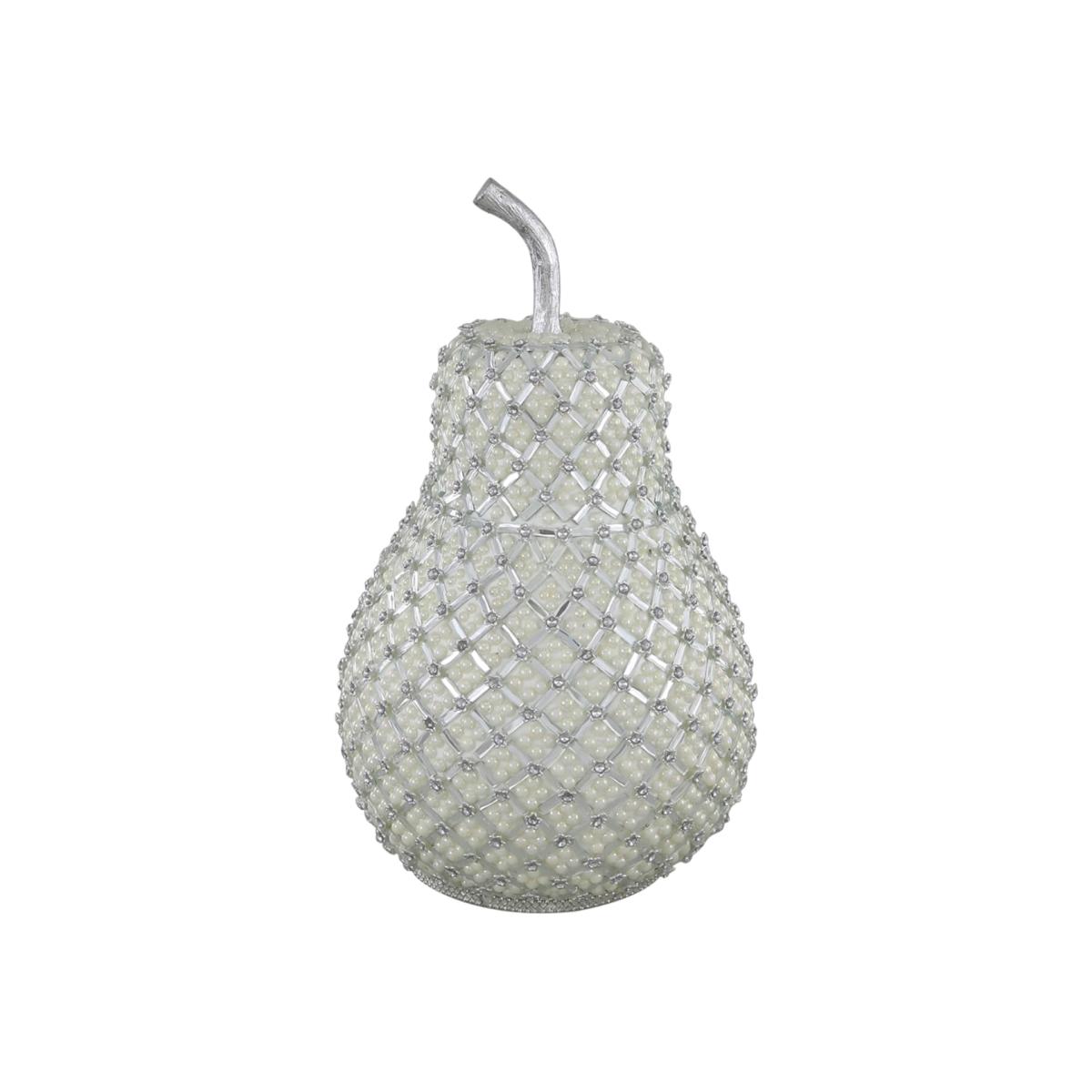 Deco Home Pear Decoration With Ivory Pearl Detail – image 1