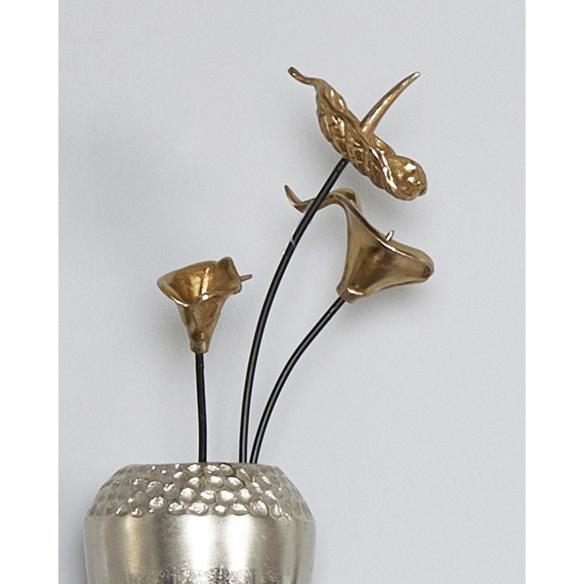 Deco Home 48cm Gold Metal Cala Lily / Gold – image 2