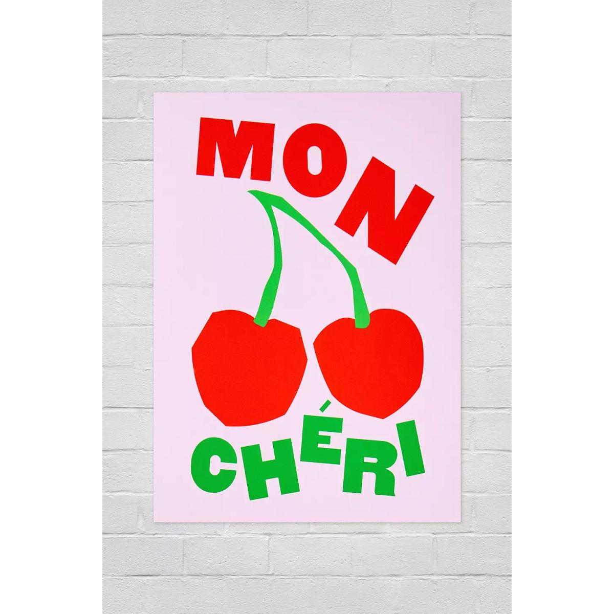 Lune Club Mon Cheri 30x40 Wall Art Print at Urban Outfitters – image 2
