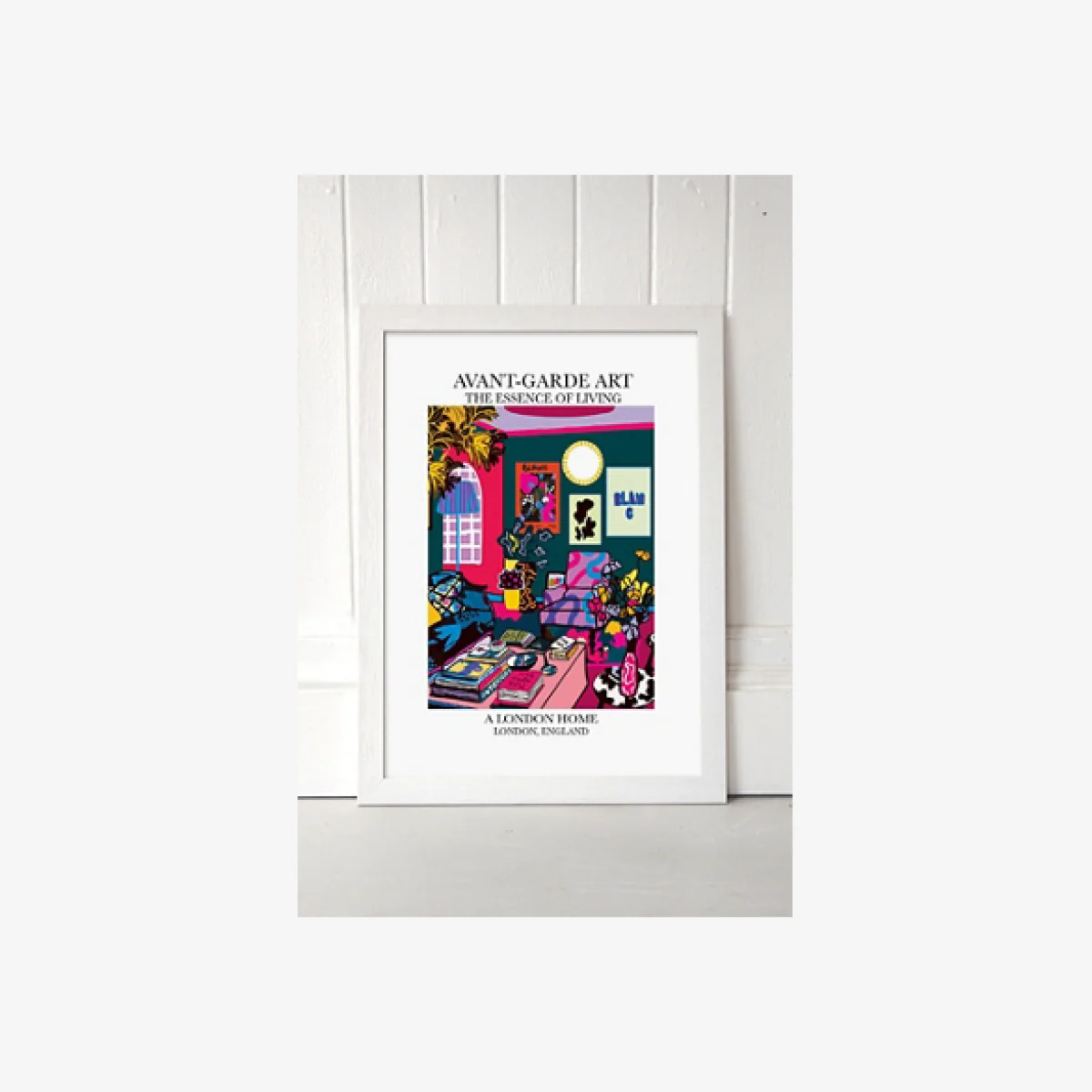 blanchouse London Wall Art Print - White UK 3 at Urban Outfitters