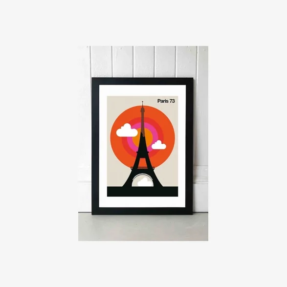 Bo Lundberg Paris 73 Wall Art Print - Black 2 at Urban Outfitters