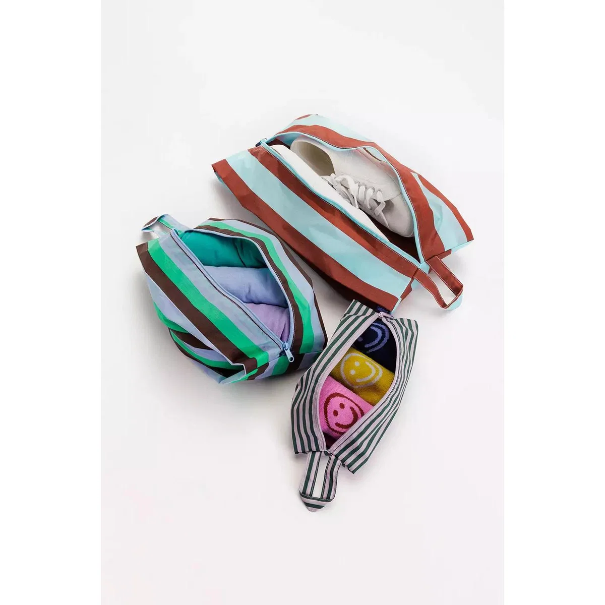 BAGGU 3D Vacation Stripe Mix Zip-Up Set ALL at Urban Outfitters – image 3