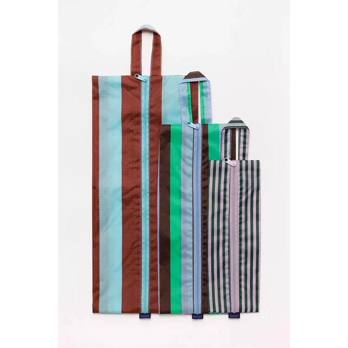 BAGGU 3D Vacation Stripe Mix Zip-Up Set ALL at Urban Outfitters – image 5