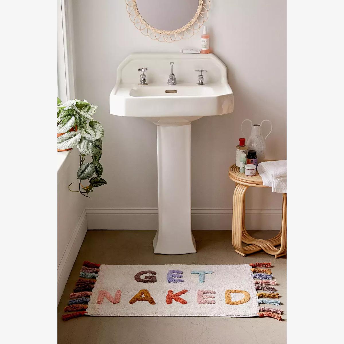 Multi-Colour Get Naked Tassel Bath Mat - Assorted ALL at Urban Outfitters – image 1