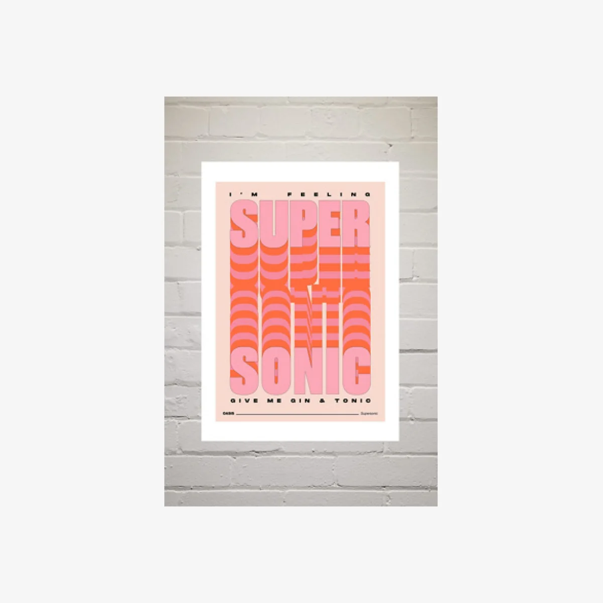 Gin & Tonic Wall Art Print - Assorted UK 3 at Urban Outfitters