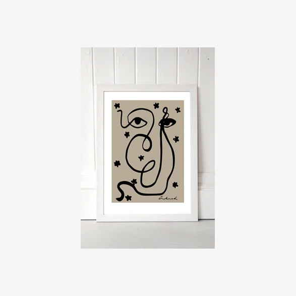 Hali Igwelaezoh Abstract Wall Art Print - White UK 3 at Urban Outfitters