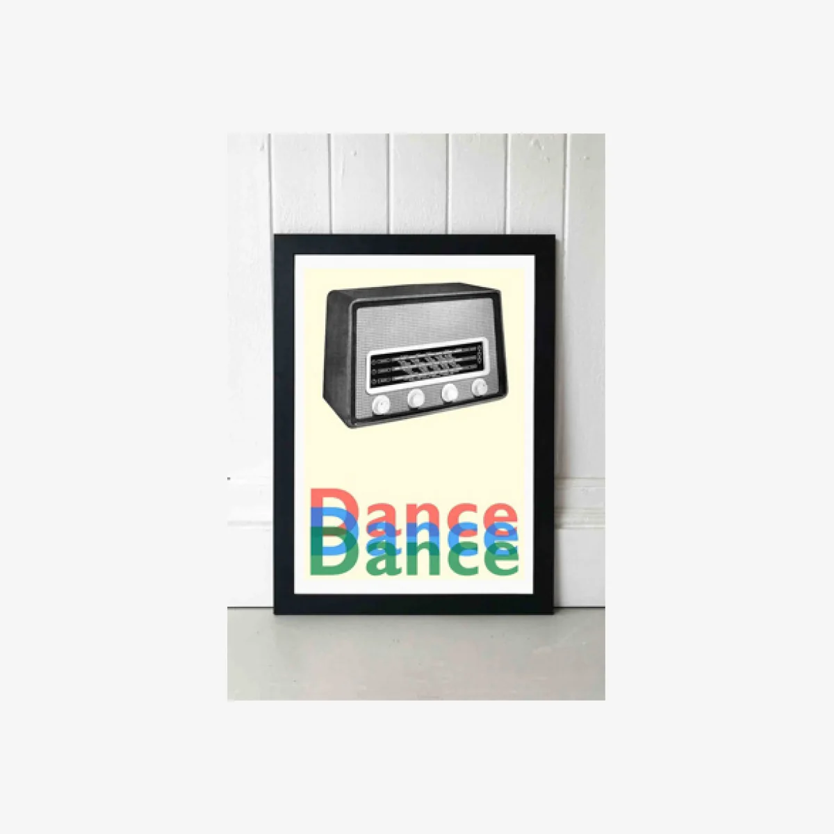 Indieprints Transmission Wall Art Print - Black 2 at Urban Outfitters