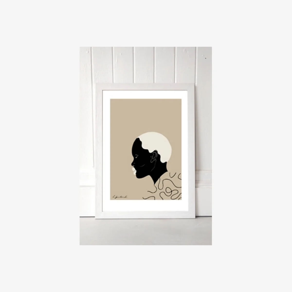 Hali Igwelaezoh Not Looking Back Wall Art Print - White 2 at Urban Outfitters