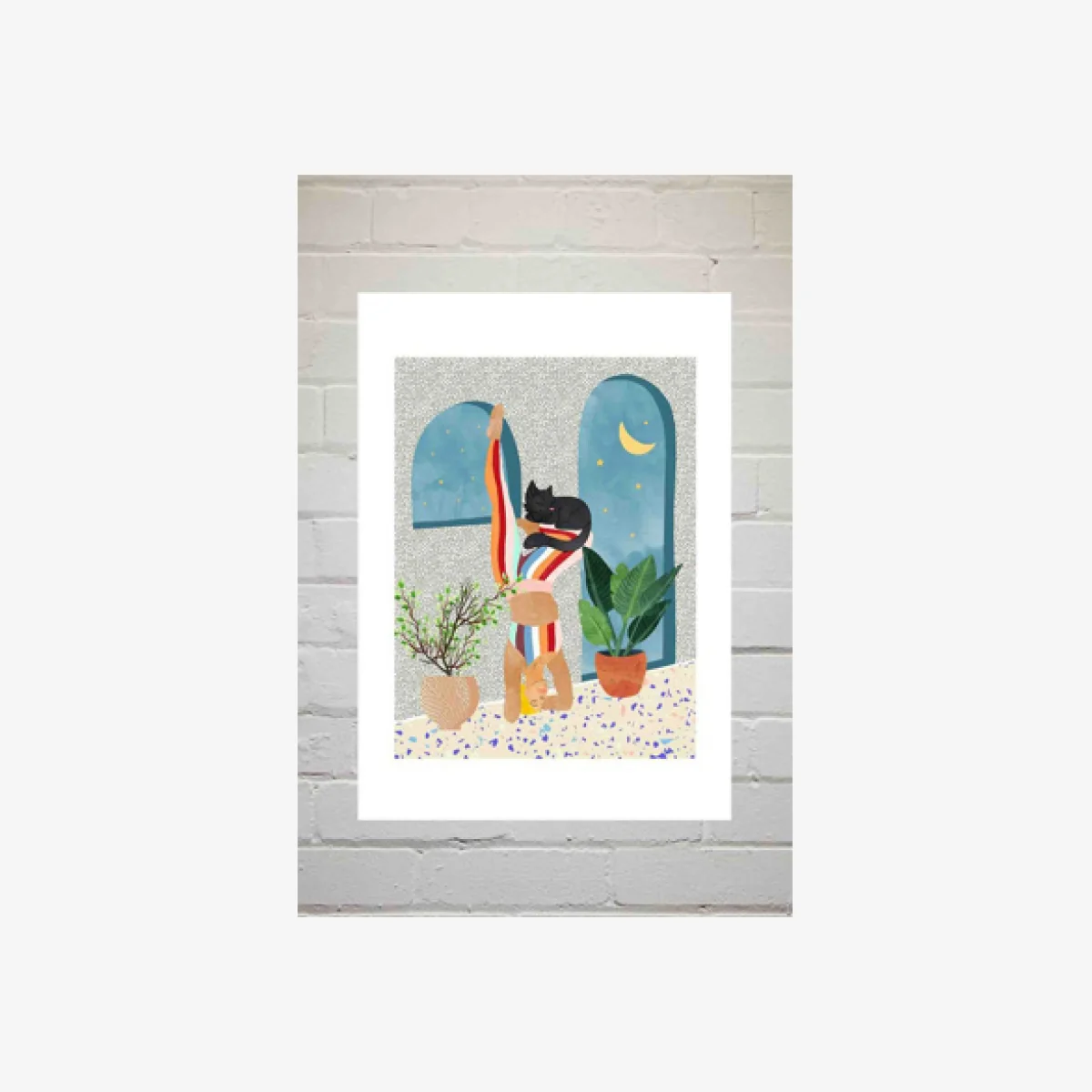 83 Oranges Headstand Wall Art Print - Assorted 1 at Urban Outfitters