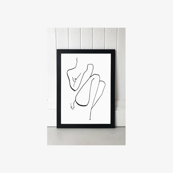 Joanna Mudrowska Calm Wall Art Print - Black 1 at Urban Outfitters