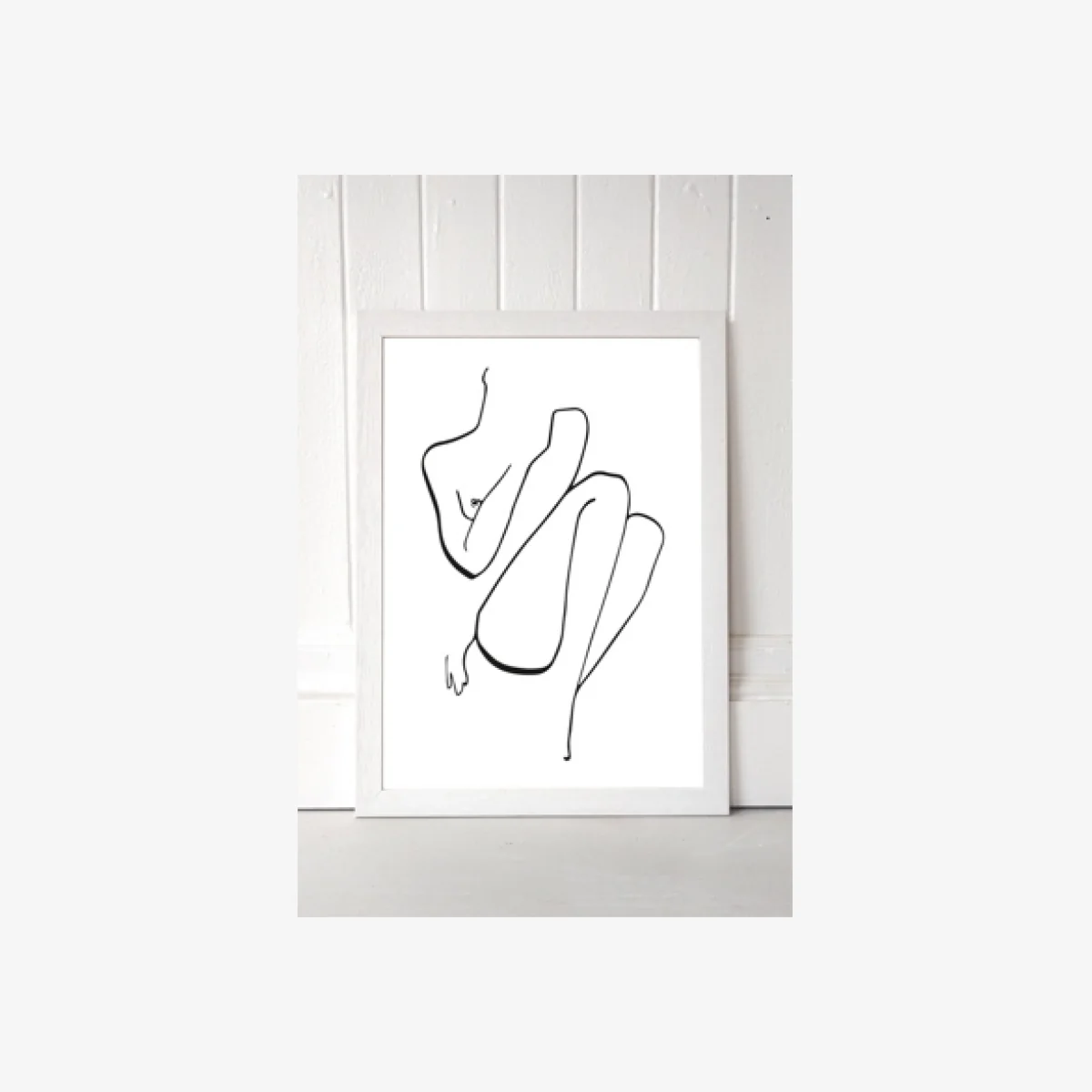 Joanna Mudrowska Calm Wall Art Print - White UK 3 at Urban Outfitters
