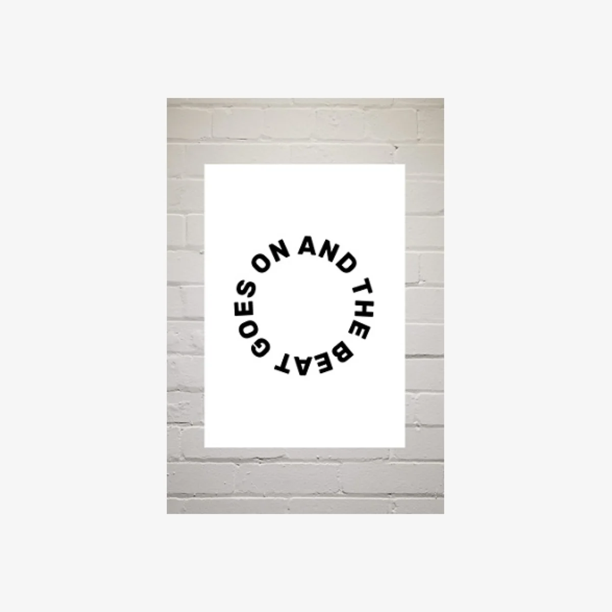 Native State Beat Goes On Graphic Wall Art Print - Assorted 1 at Urban Outfitters