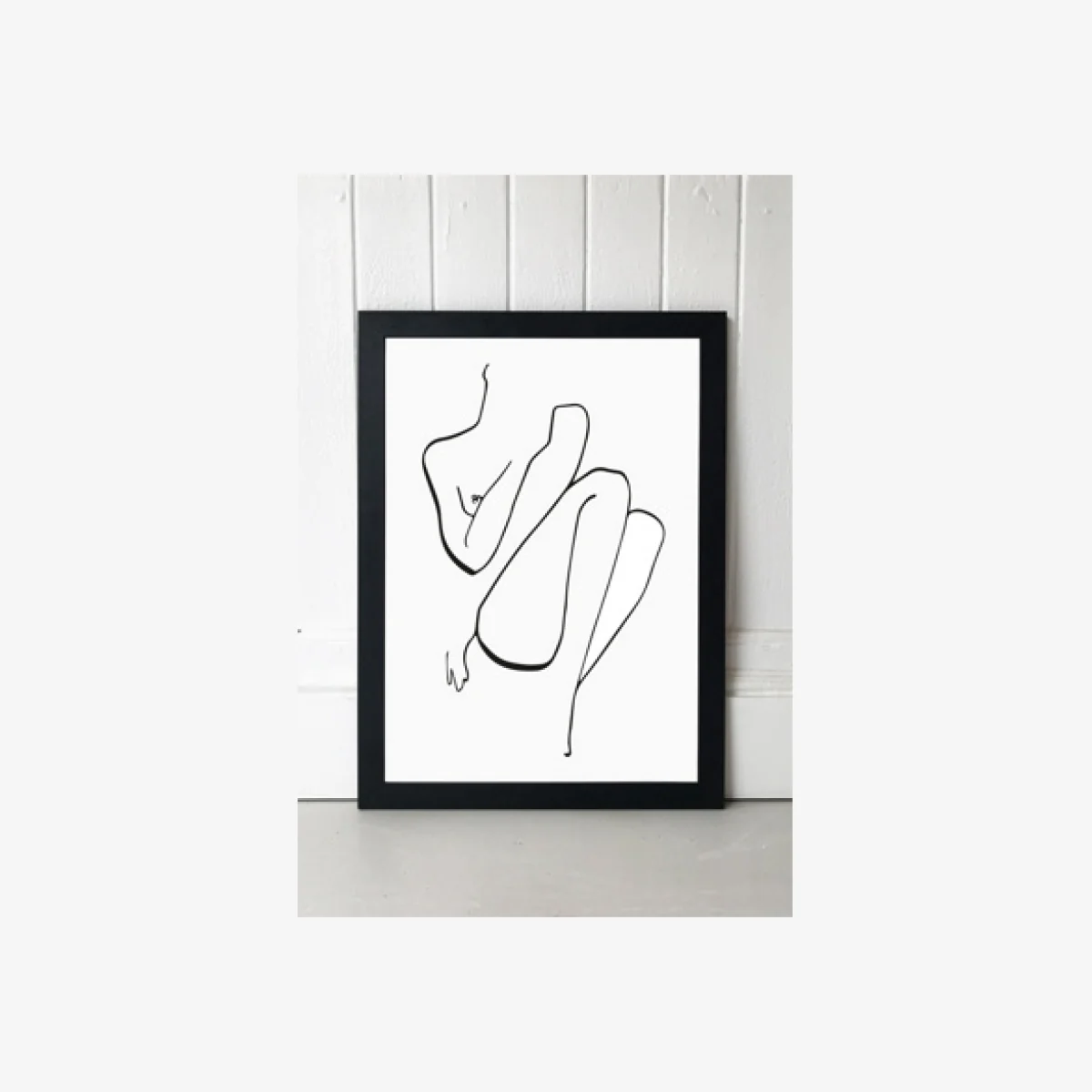 Joanna Mudrowska Calm Wall Art Print - Black UK 3 at Urban Outfitters
