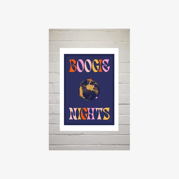 Boogie Nights Wall Art Print - Assorted UK 3 at Urban Outfitters