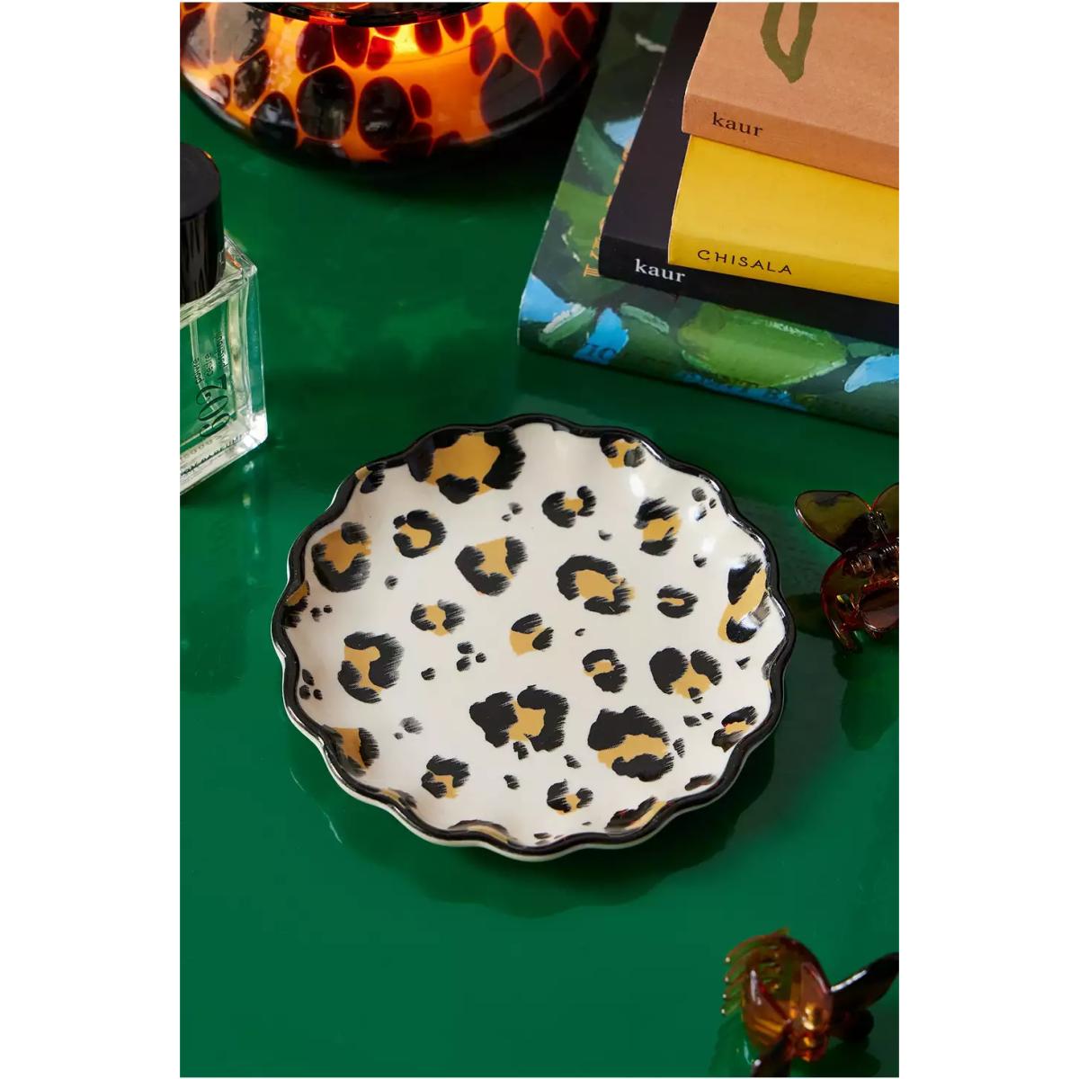 Urban Outfitters Leopard Print Trinket Tray ALL – image 3