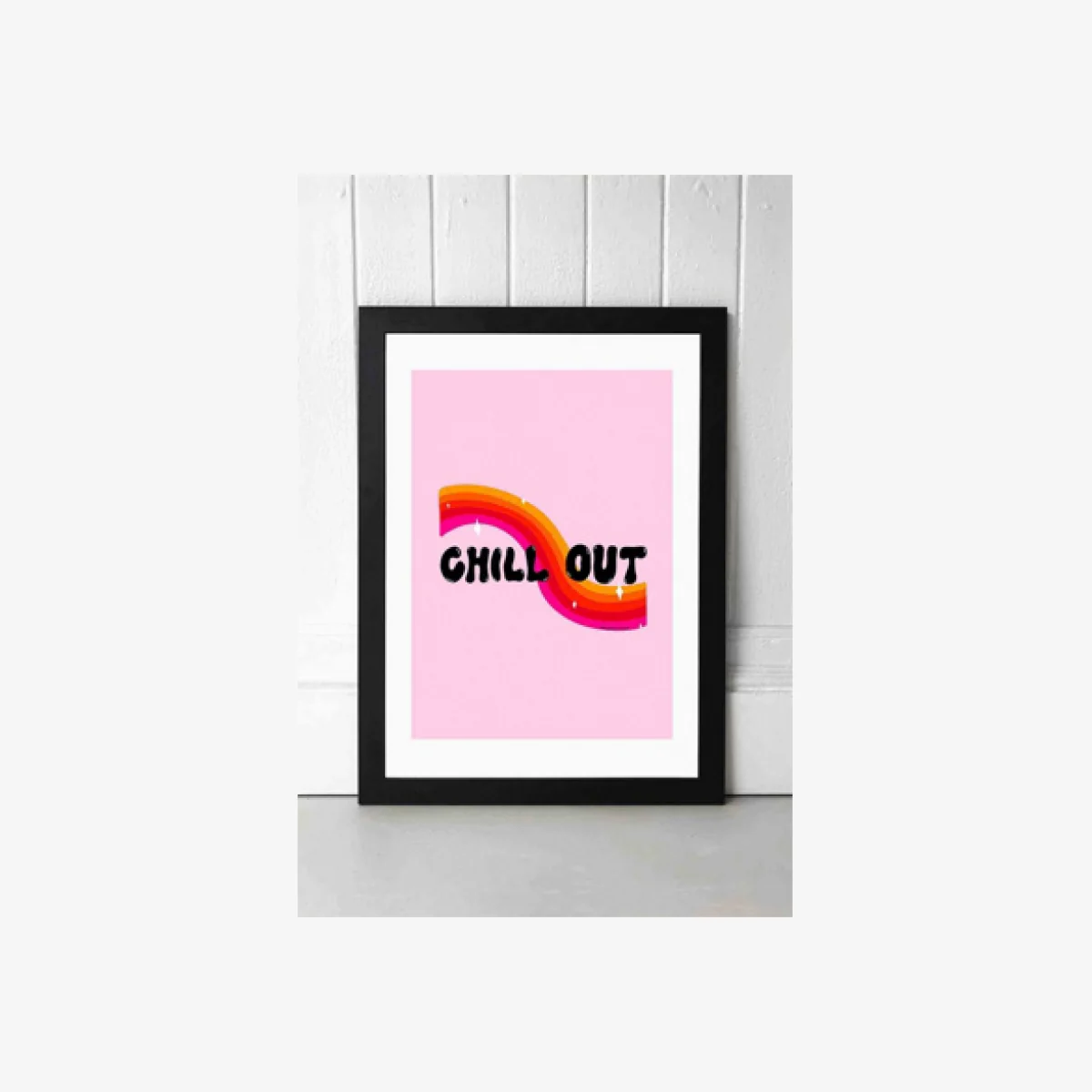 Doodle By Meg Rainbow Child Wall Art Print - Black 1 at Urban Outfitters